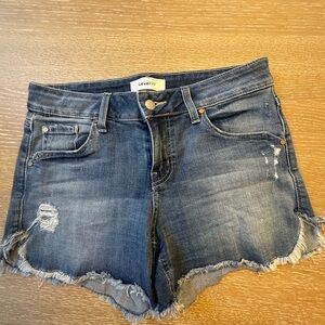 Level 99 Women's Distressed Blue Jean Shorts size 26